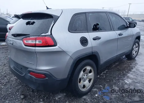 2014 Jeep Cherokee Sport z USA, uszkodzony, nr VIN 1C4PJMAB3EW125288